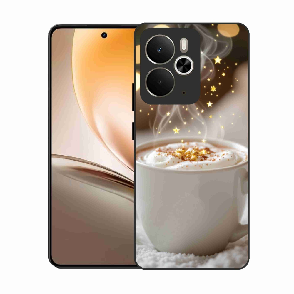 Gél borítás mmCase a Realme 14T 5G/14 5G számára - Karácsonyi forró ital