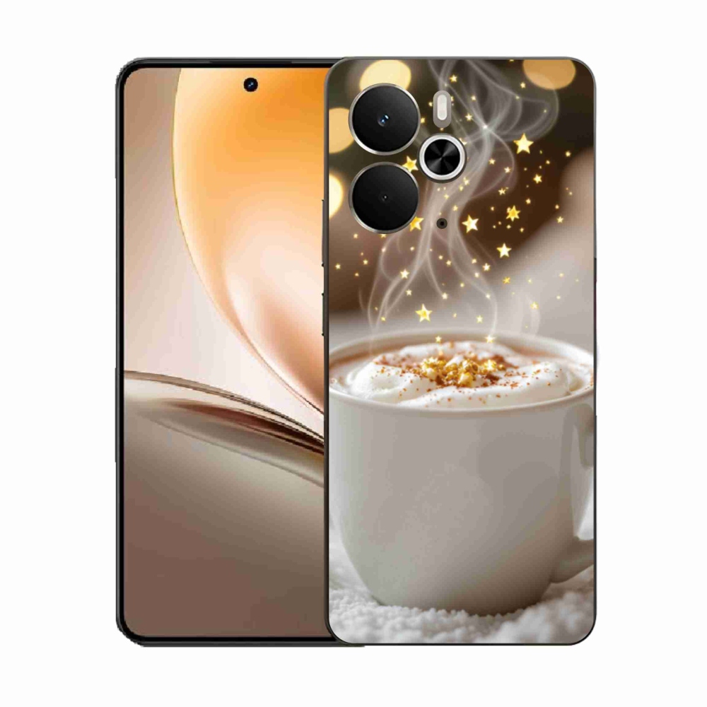 Gél borítás mmCase a Realme 14T 5G/14 5G számára - Karácsonyi forró ital