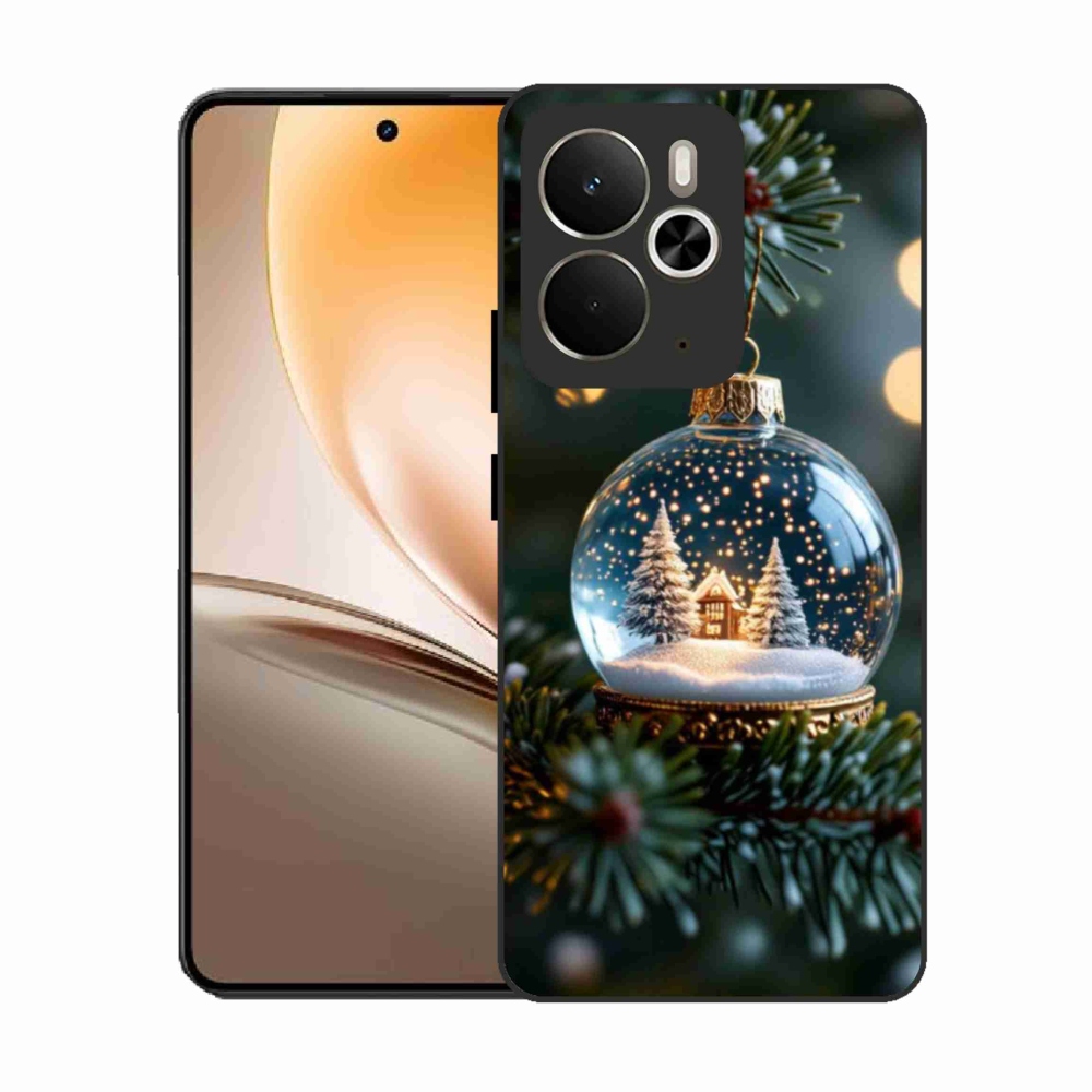 Gél borítás mmCase a Realme 14T 5G/14 5G számára - Karácsonyi gömb 2