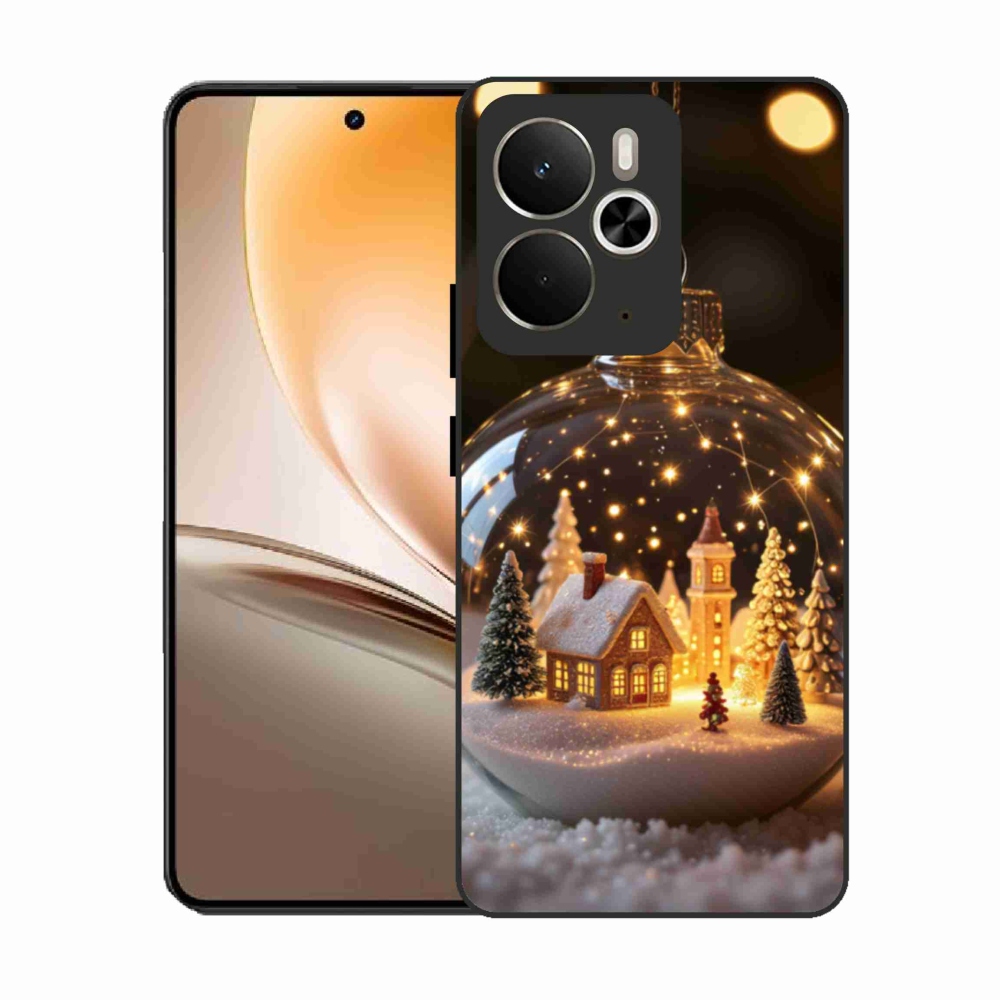 Gél borítás mmCase a Realme 14T 5G/14 5G számára - Karácsonyi labda 3