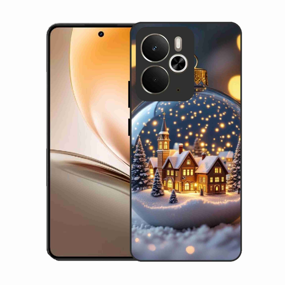 Gél borítás mmCase a Realme 14T 5G/14 5G számára - Karácsonyi gömb 4