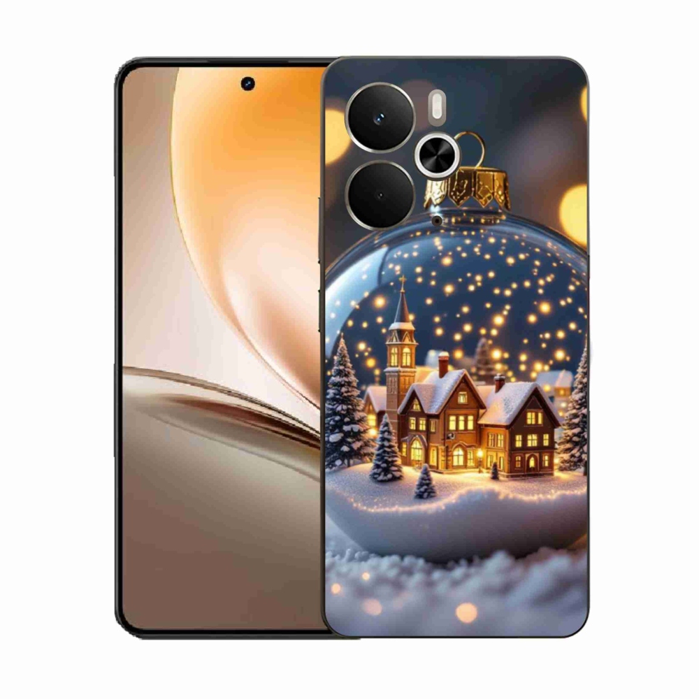 Gél borítás mmCase a Realme 14T 5G/14 5G számára - Karácsonyi gömb 4