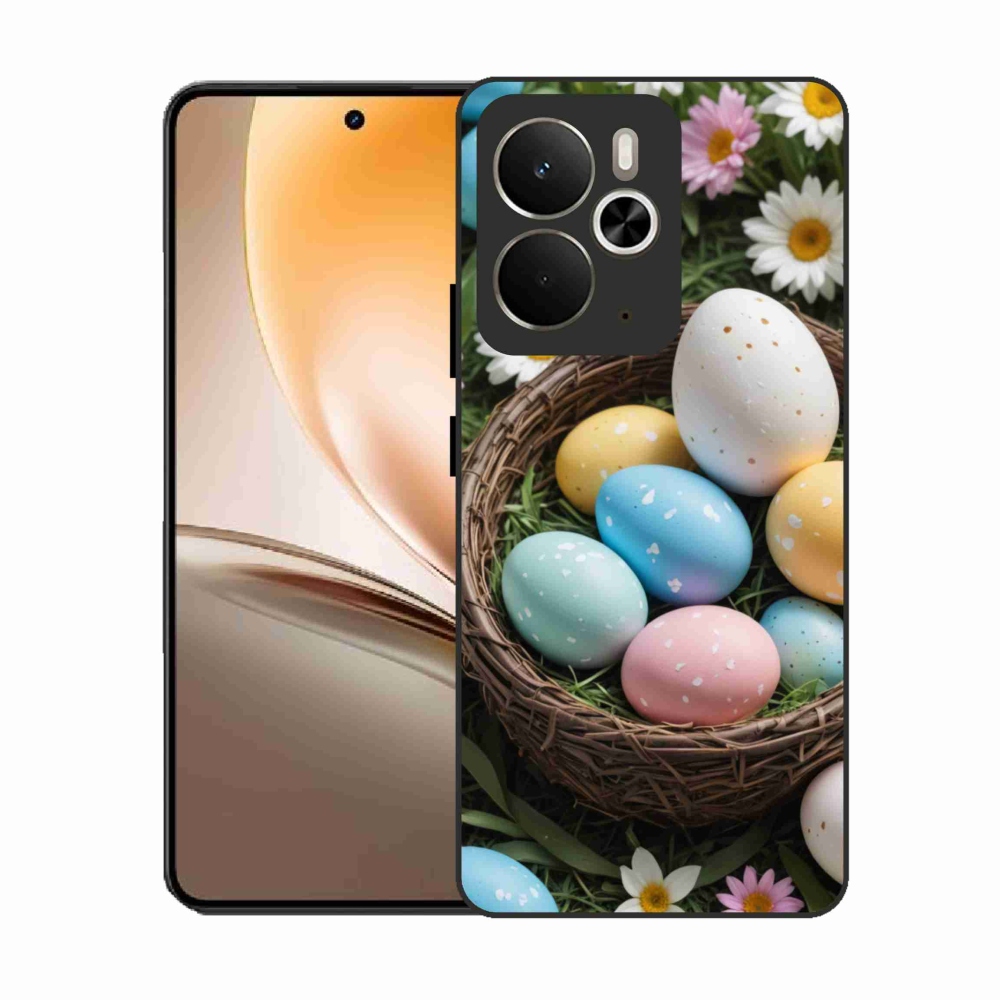 Gél borítás mmCase a Realme 14T 5G/14 5G számára - Húsvéti tojások 2
