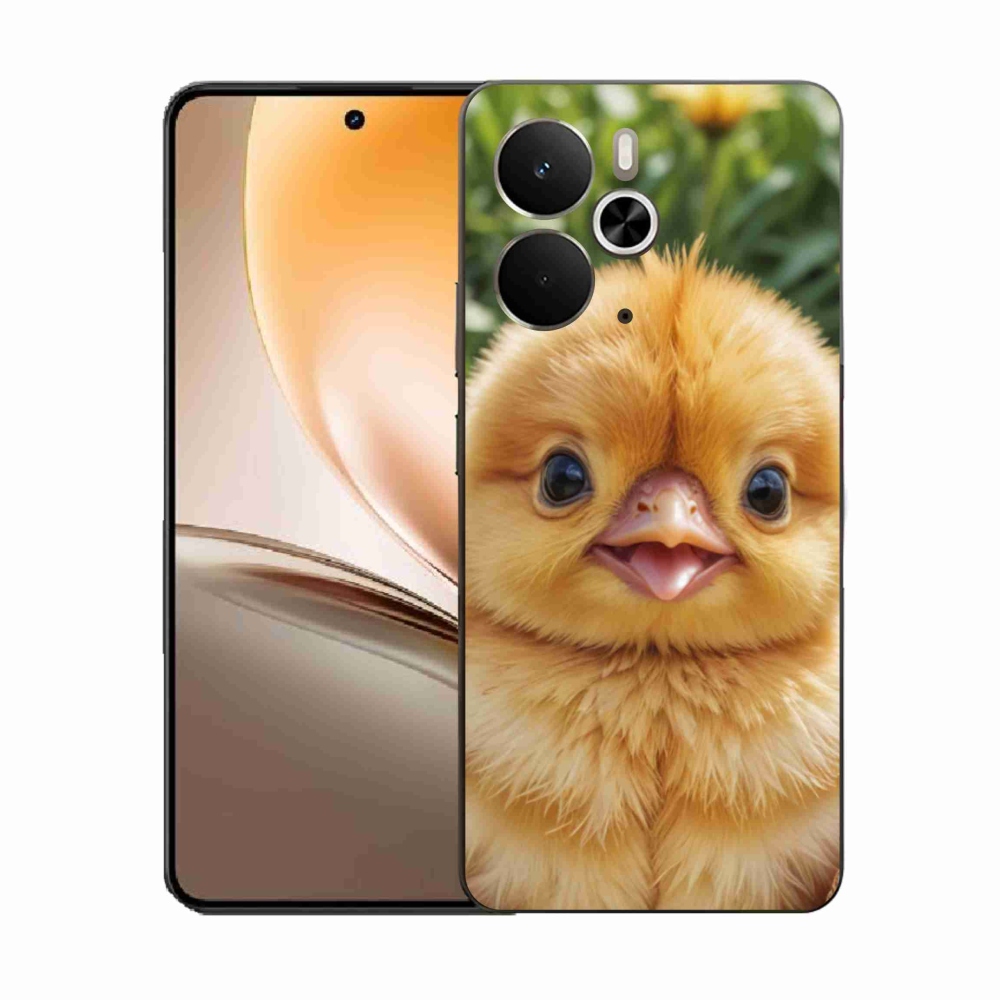 Gél borítás mmCase a Realme 14T 5G/14 5G számára - boldog csaj
