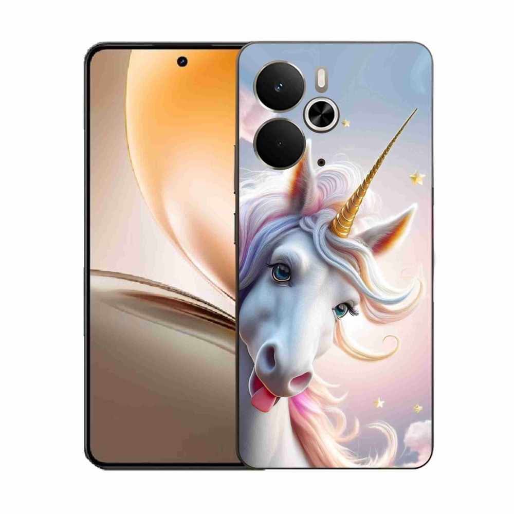 Gél borítás mmCase a Realme 14T 5G/14 5G számára - vidám egyszarvú