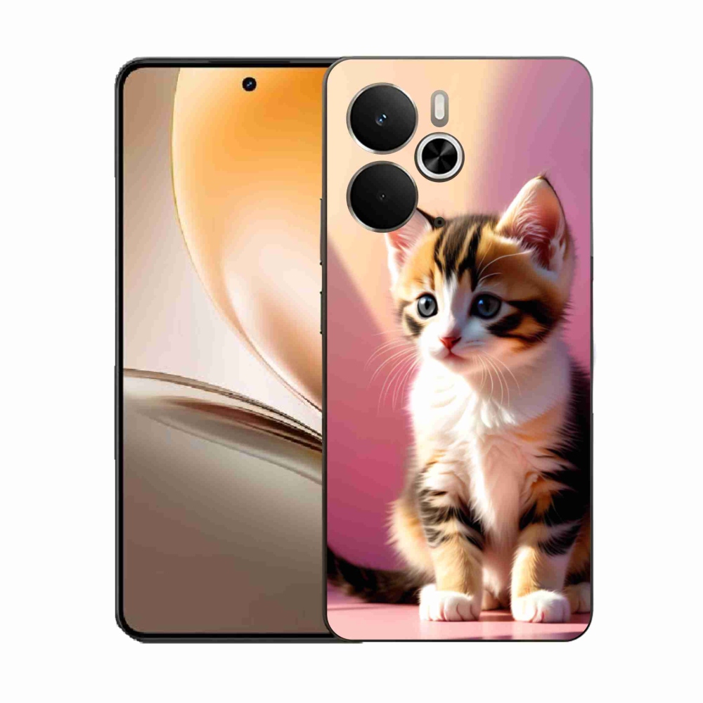 Gél borítás mmCase a Realme 14T 5G/14 5G számára - kíváncsi cica 2