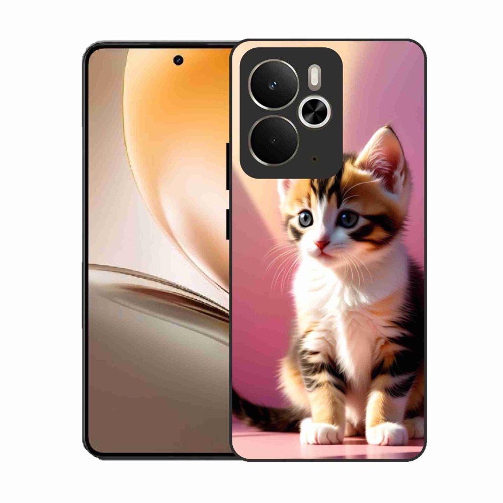 Gél borítás mmCase a Realme 14T 5G/14 5G számára - kíváncsi cica 2