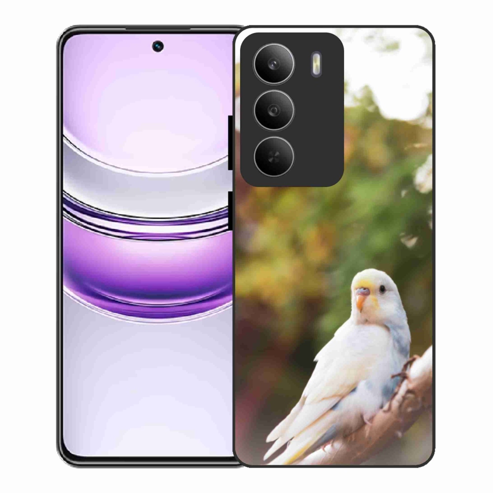 Zselés borítás mmCase a Realme 14x 5G készülékhez - andulka fehér