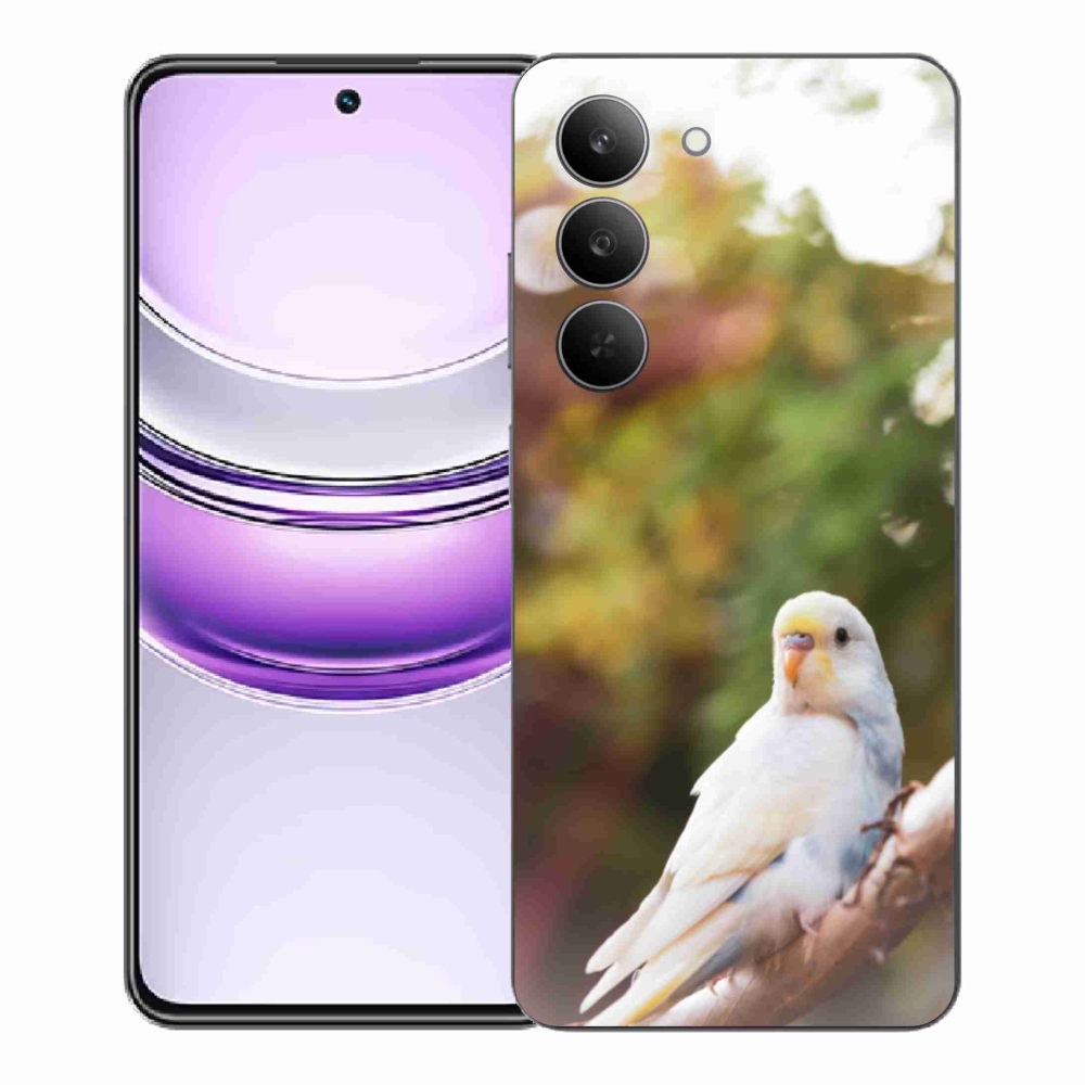 Zselés borítás mmCase a Realme 14x 5G készülékhez - andulka fehér