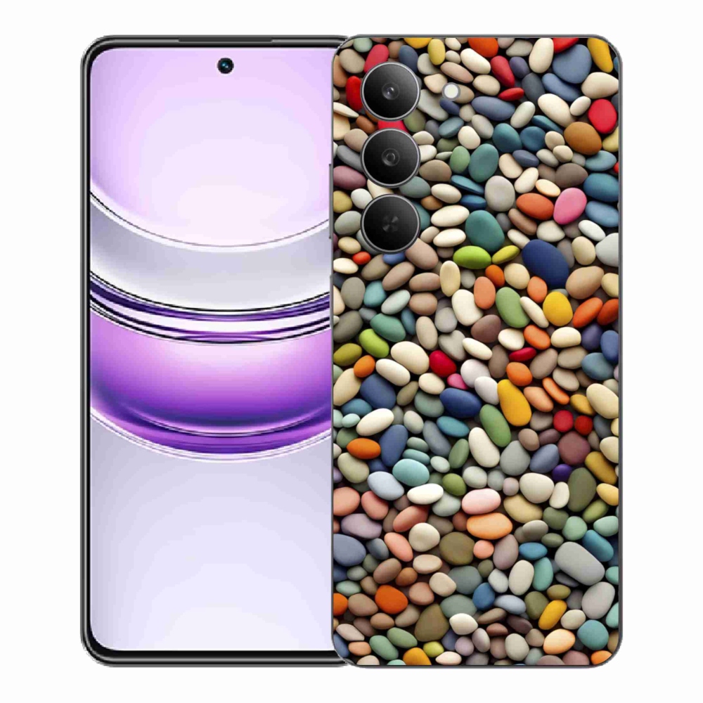 Zselés borítás mmCase a Realme 14x 5G készülékhez - színes strasszkövek 2