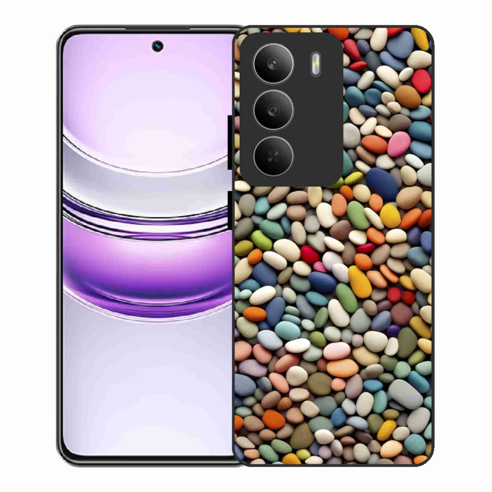 Zselés borítás mmCase a Realme 14x 5G készülékhez - színes strasszkövek 2