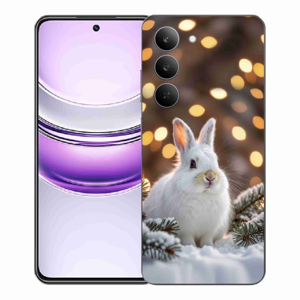 mmCase géltok a Realme 14x 5G-hez – fehér nyúl