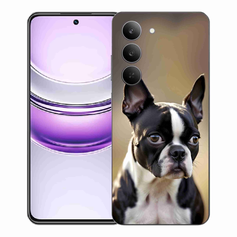 mmCase gél tok a Realme 14x 5G-hez – bostoni terrier