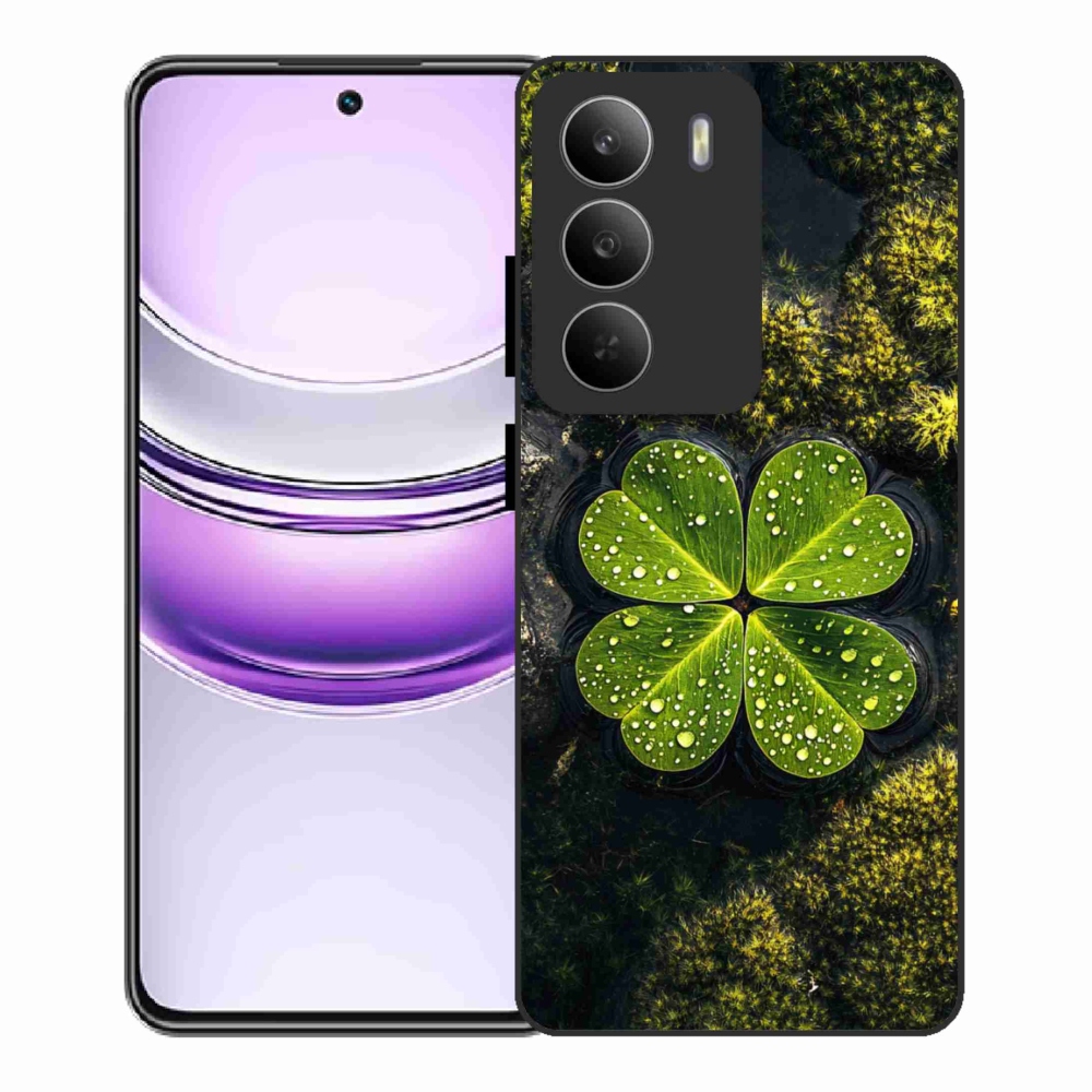 Gél borító mmCase a Realme 14x 5G készülékhez - négylevelű lóhere