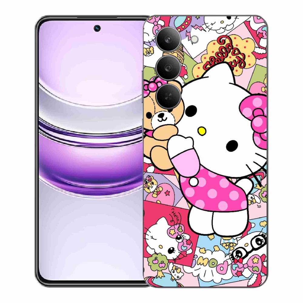 mmCase gél tok a Realme 14x 5G-hez – aranyos cica