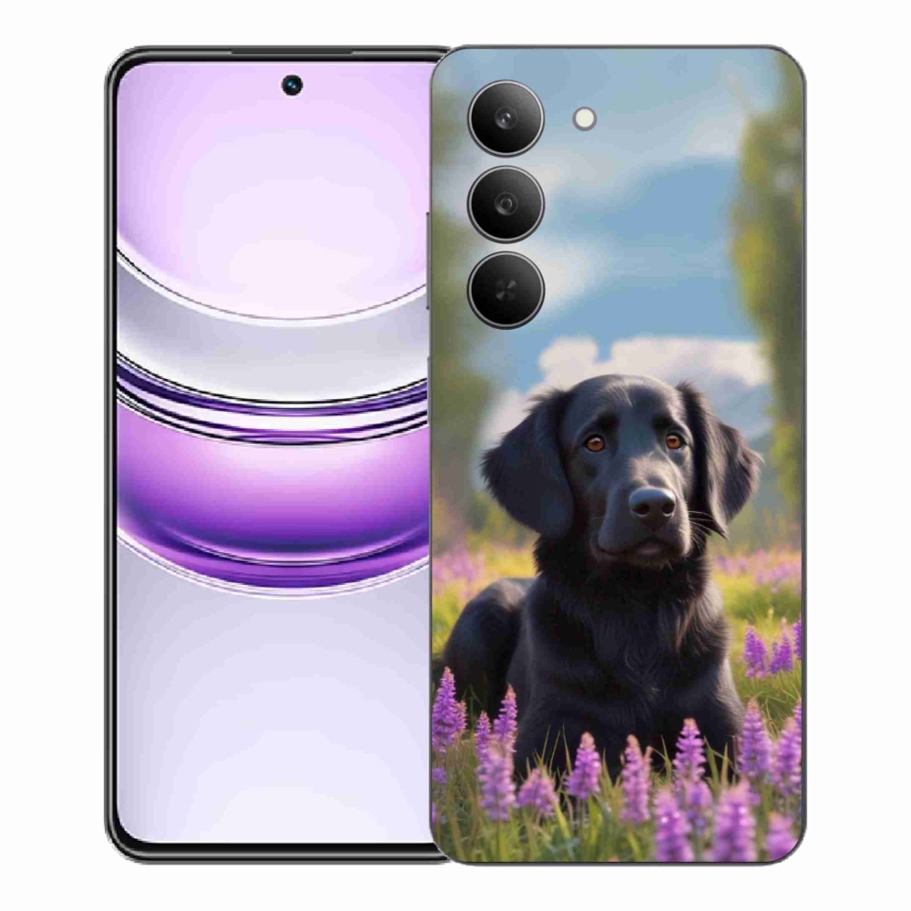 mmCase géltok a Realme 14x 5G-hez – elegáns fekete retriever