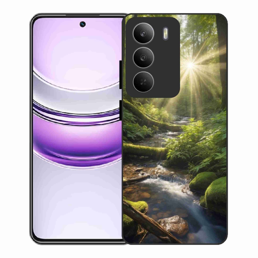 Zselés borítás mmCase a Realme 14x 5G készülékhez - erdei mélység