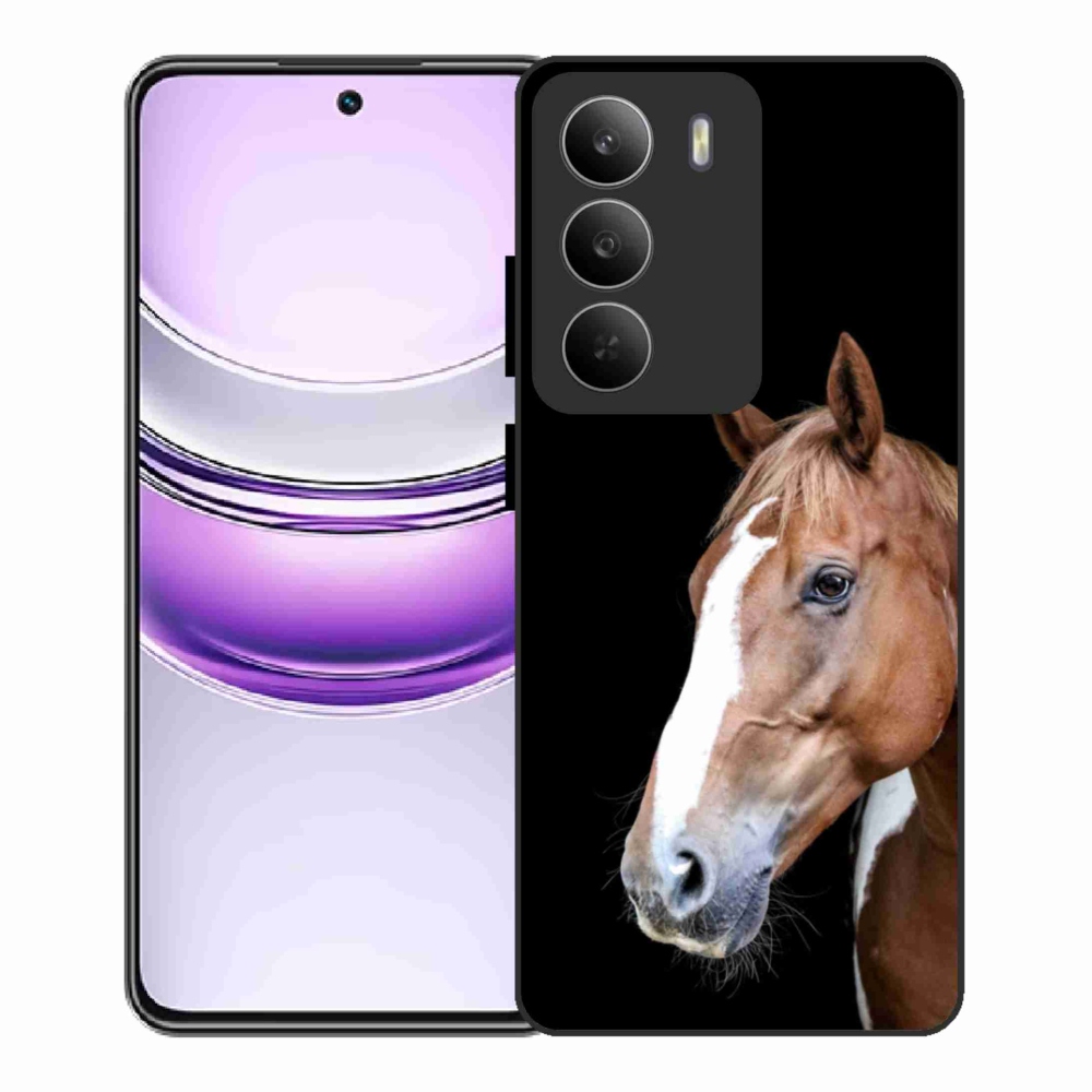 Zselés tok mmCase a Realme 14x 5G készülékhez - barna ló 3