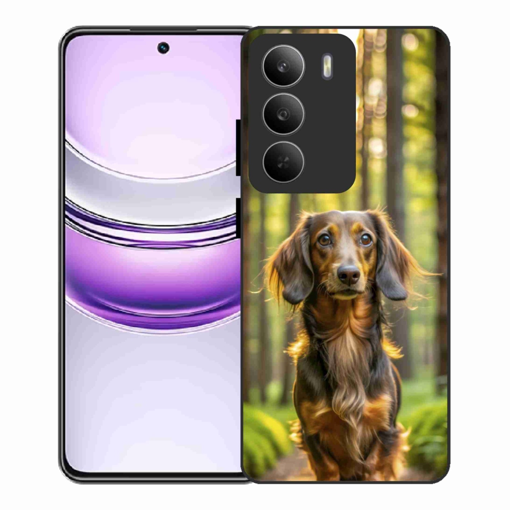 Zselés borítás mmCase a Realme 14x 5G készülékhez - tacskó 4