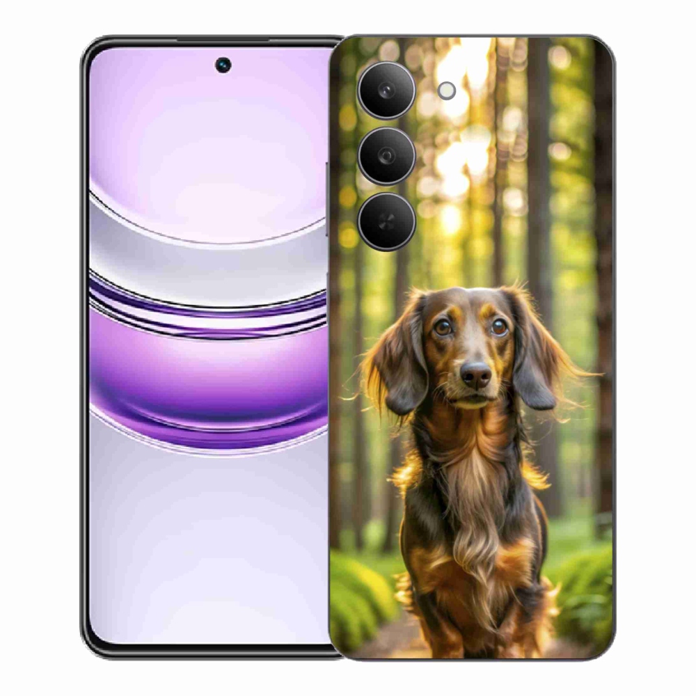 Zselés borítás mmCase a Realme 14x 5G készülékhez - tacskó 4
