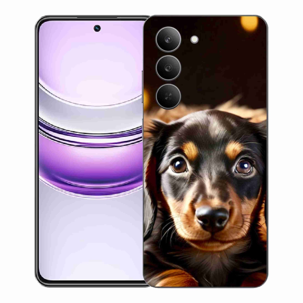 Gél borítás mmCase a Realme 14x 5G készülékhez - tacskó