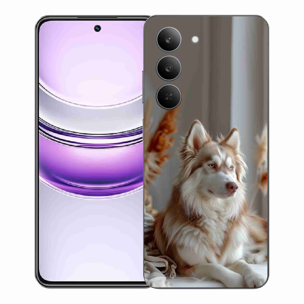 mmCase géltok a Realme 14x 5G-hez – nyugodt szibériai husky