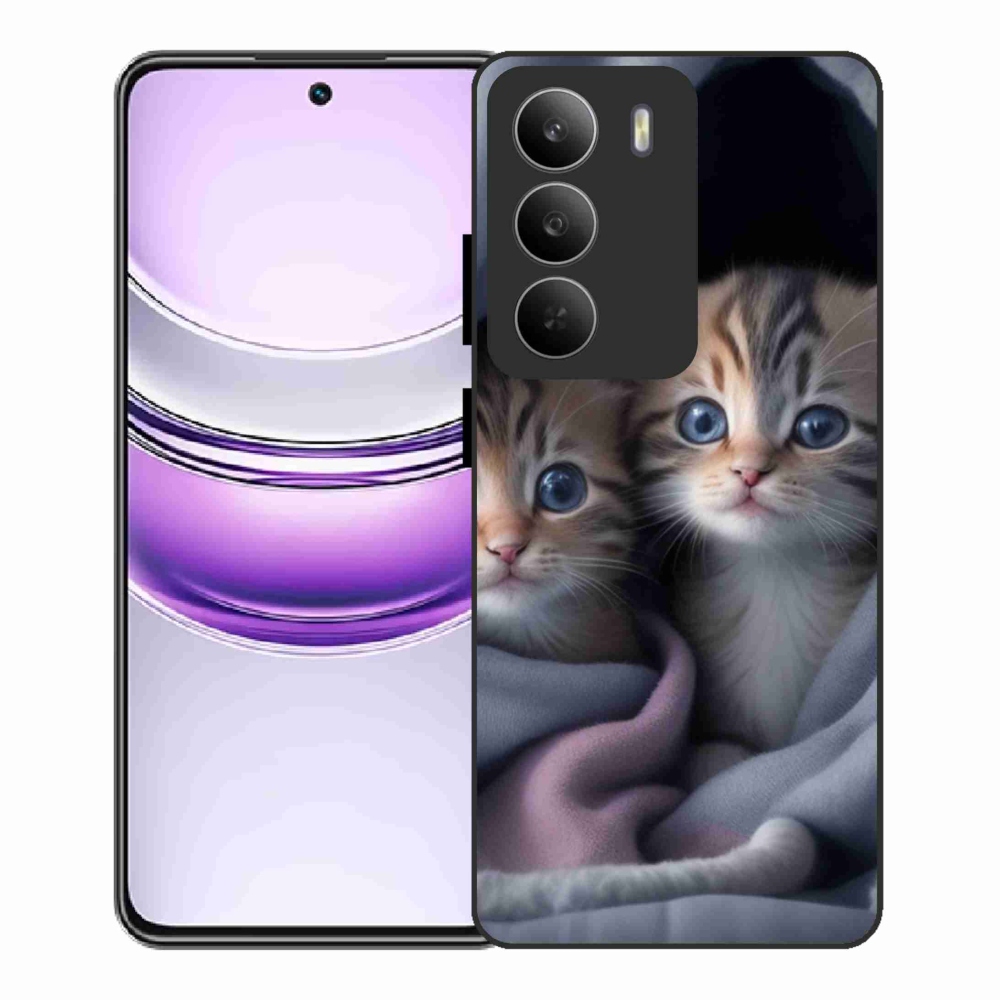 Zselés borítás mmCase a Realme 14x 5G készülékhez - cat duo 2