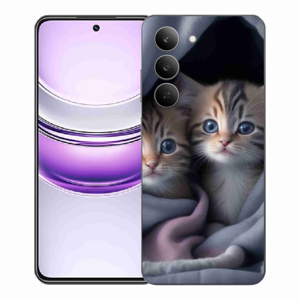 Zselés borítás mmCase a Realme 14x 5G készülékhez - cat duo 2