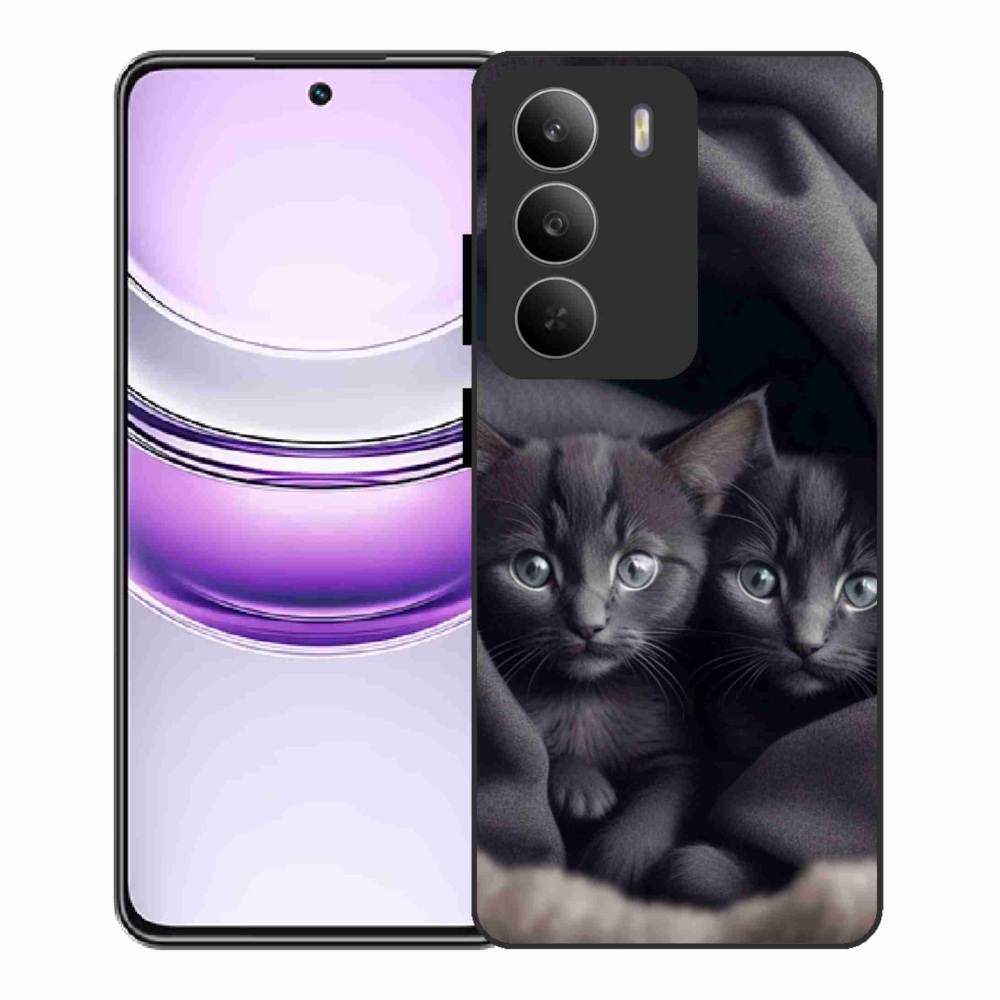 Zselés borítás mmCase a Realme 14x 5G készülékhez - cat duo