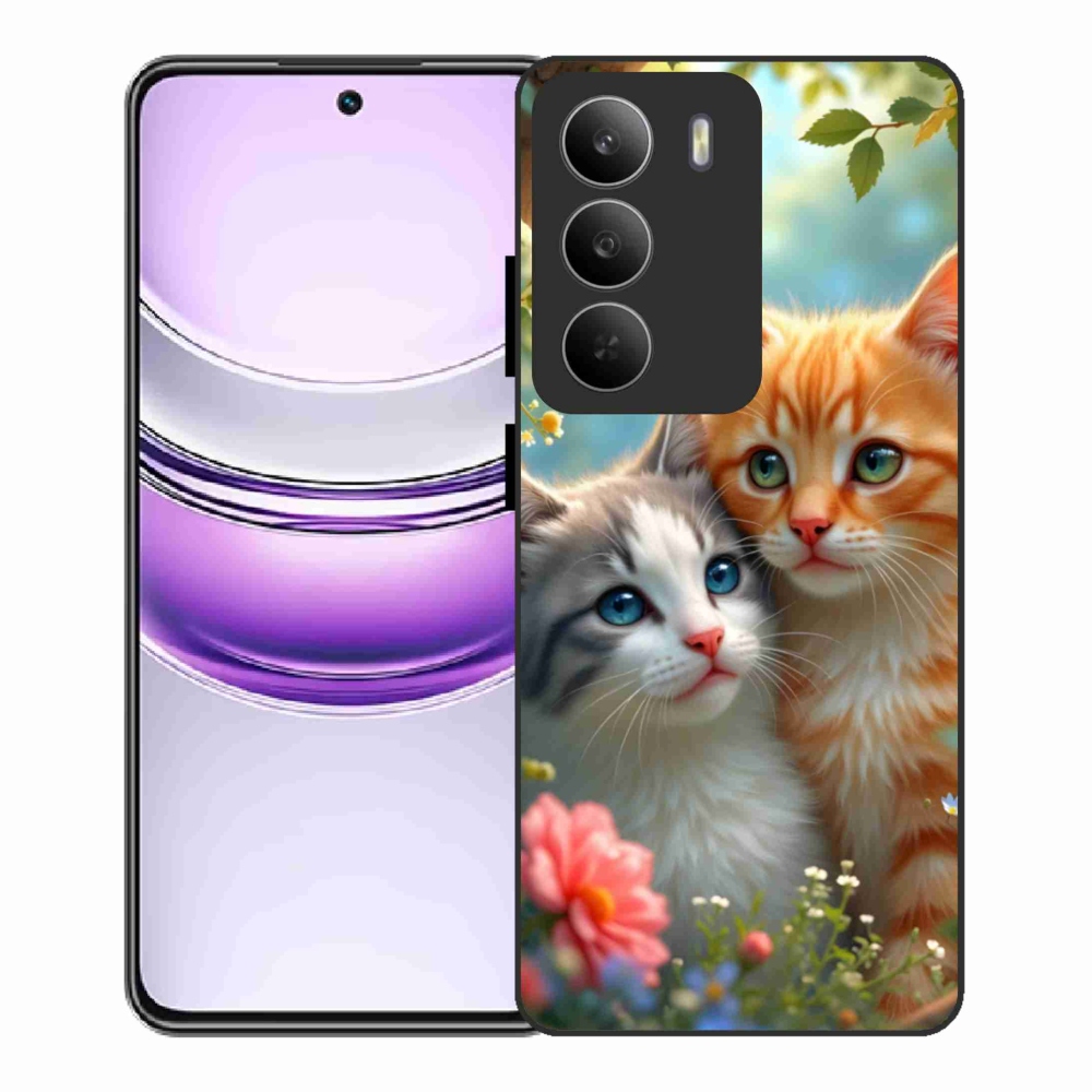 Gél borítás mmCase a Realme 14x 5G készülékhez - cat love 2
