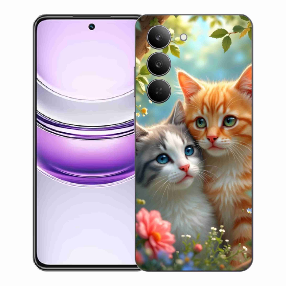 Gél borítás mmCase a Realme 14x 5G készülékhez - cat love 2