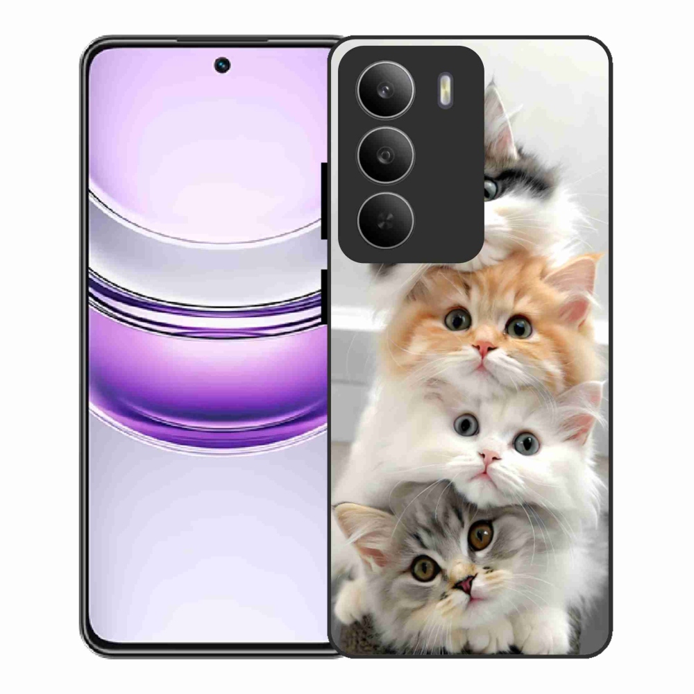 Zselés borítás mmCase a Realme 14x 5G készülékhez - cat group