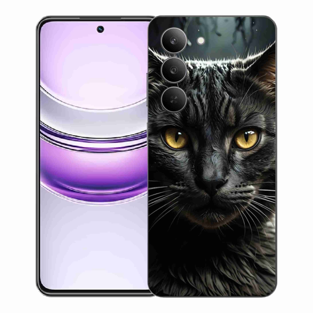 Zselés borítás mmCase a Realme 14x 5G készülékhez - cat view 3