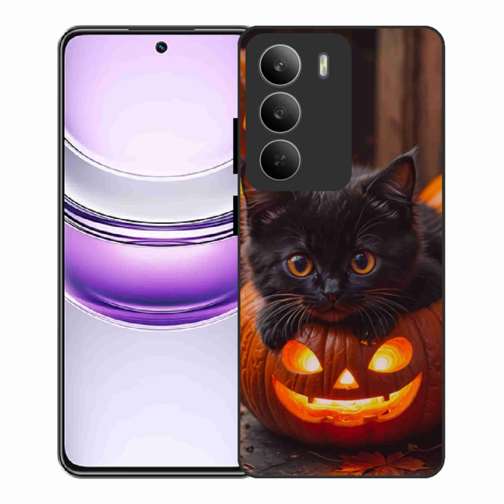 Gél borítás mmCase a Realme 14x 5G készülékhez - cica és tök