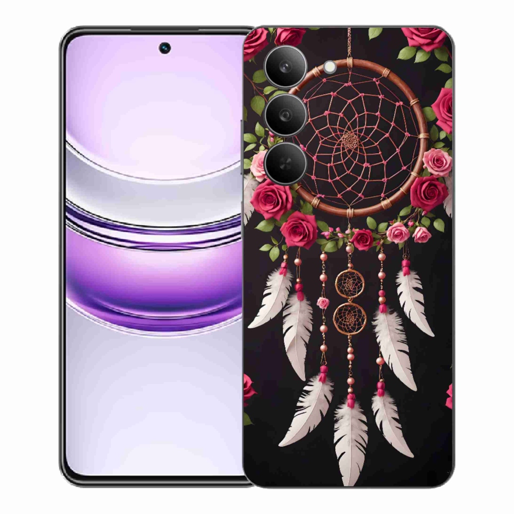 mmCase gél tok a Realme 14x 5G-hez – álomfogó rózsákkal