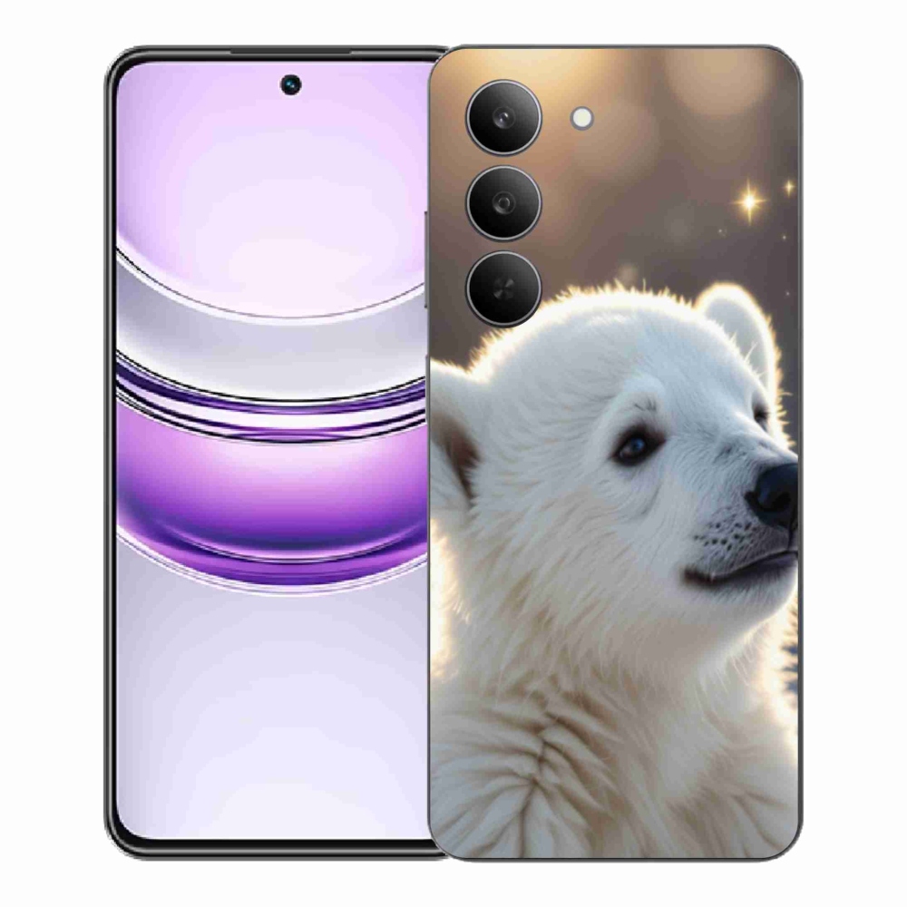 Gél borítás mmCase a Realme 14x 5G készülékhez - jegesmedve