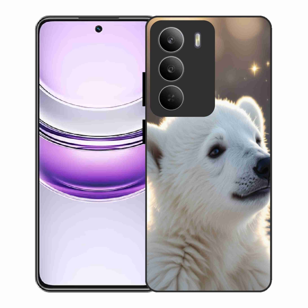 Gél borítás mmCase a Realme 14x 5G készülékhez - jegesmedve