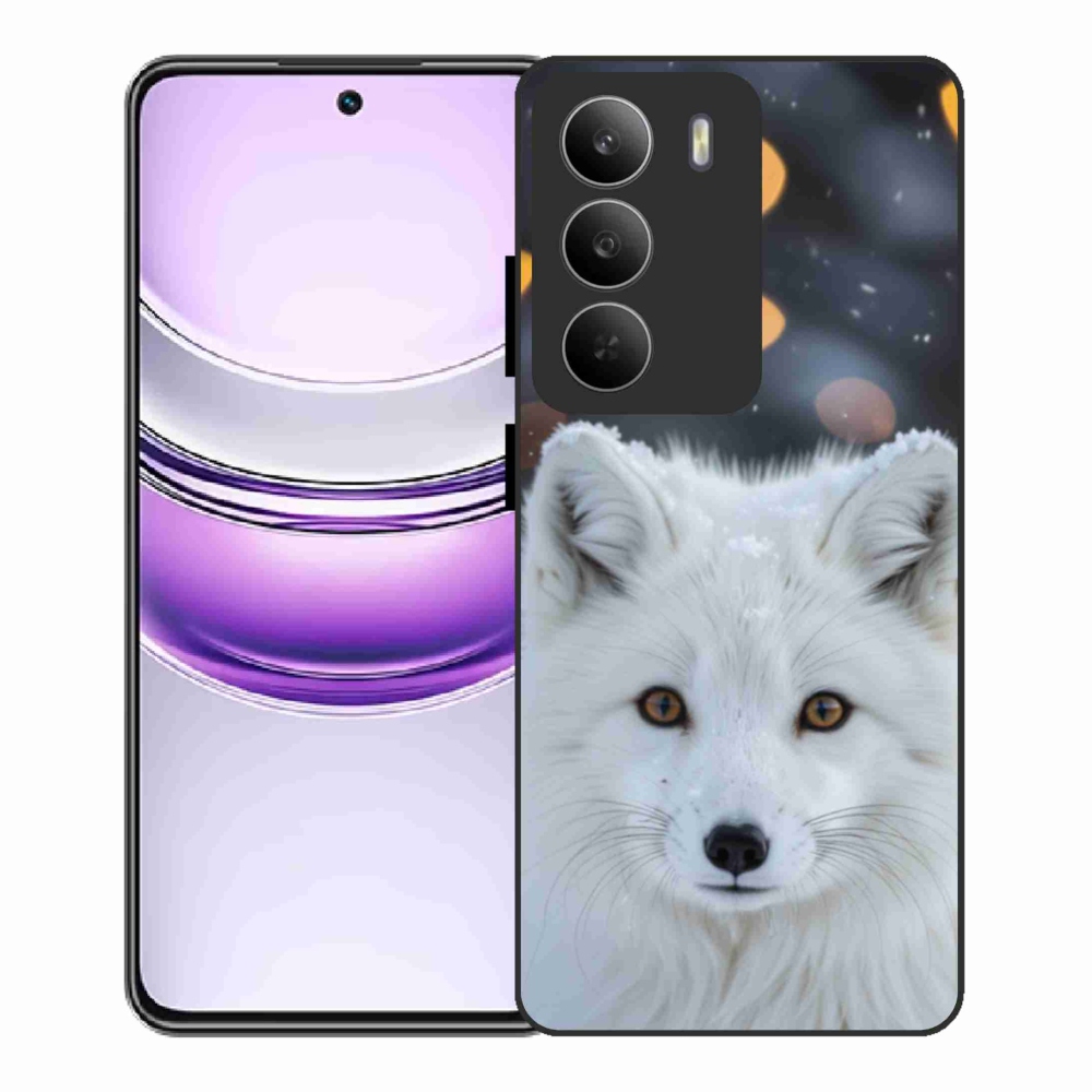 Zselés borítás mmCase a Realme 14x 5G készülékhez - polár róka