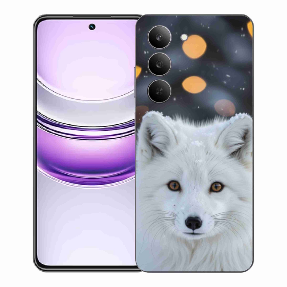 Zselés borítás mmCase a Realme 14x 5G készülékhez - polár róka