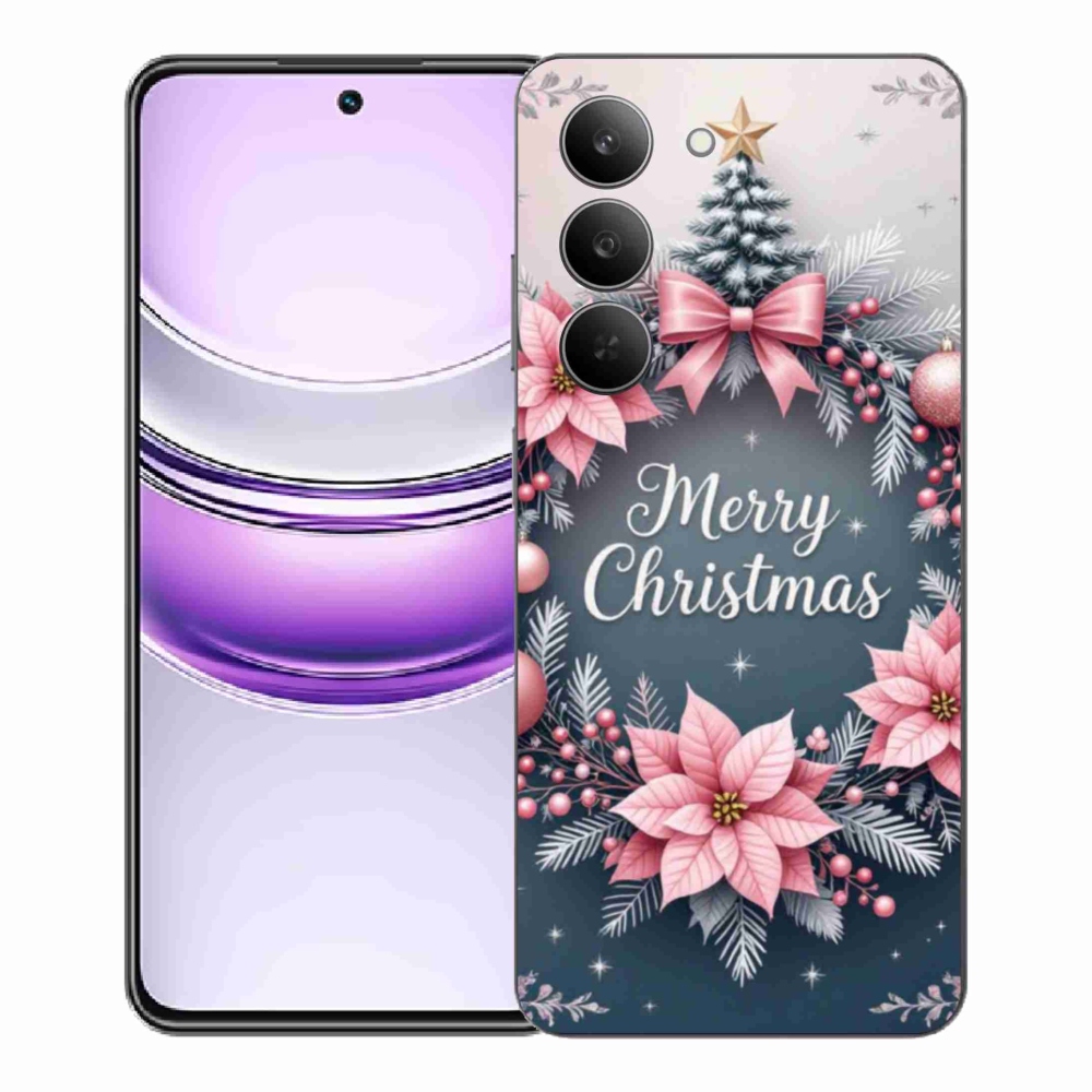 Gél borító mmCase a Realme 14x 5G-hez - boldog karácsonyt!