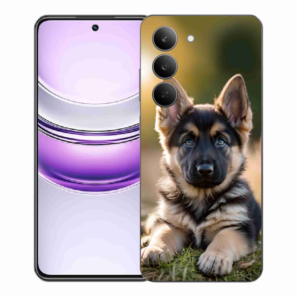 mmCase gél tok a Realme 14x 5G-hez – német juhászkutya a természetben