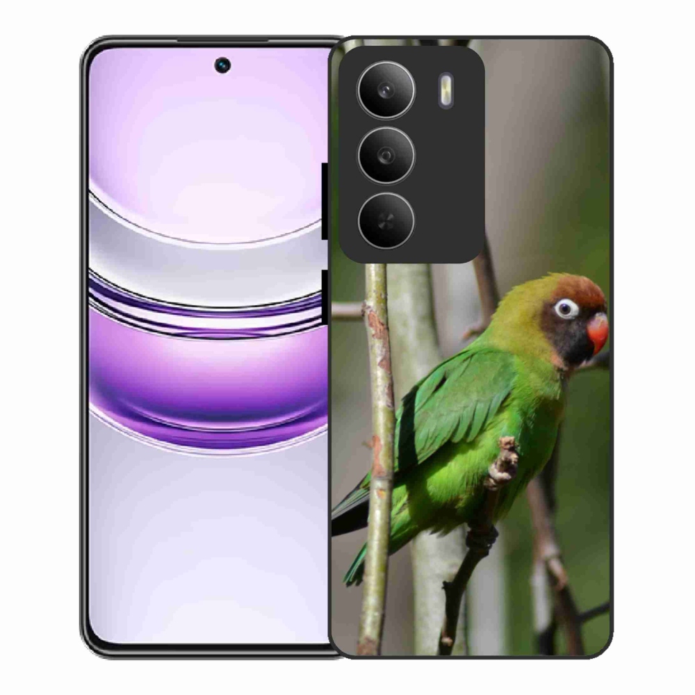 Gél borító mmCase a Realme 14x 5G készülékhez - papagáj agapornis