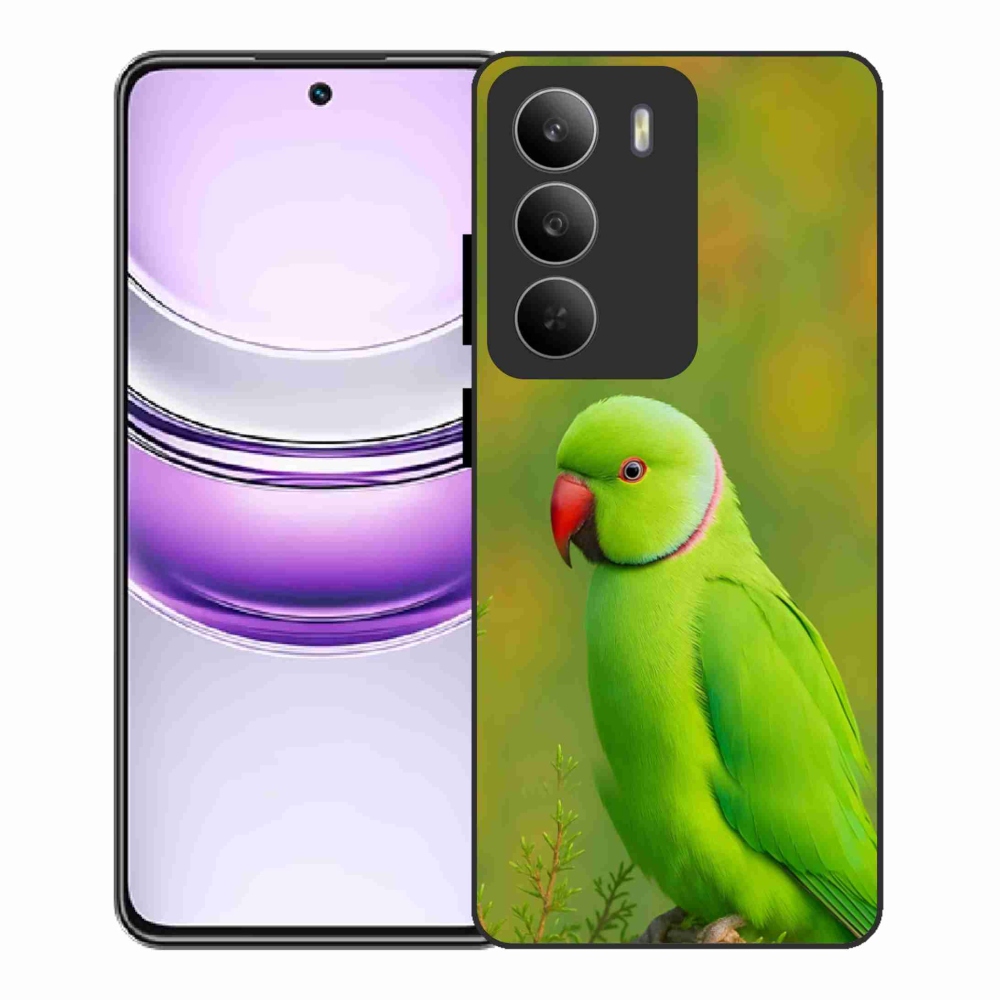 Zselés borítás mmCase a Realme 14x 5G készülékhez - papagáj alexander 2