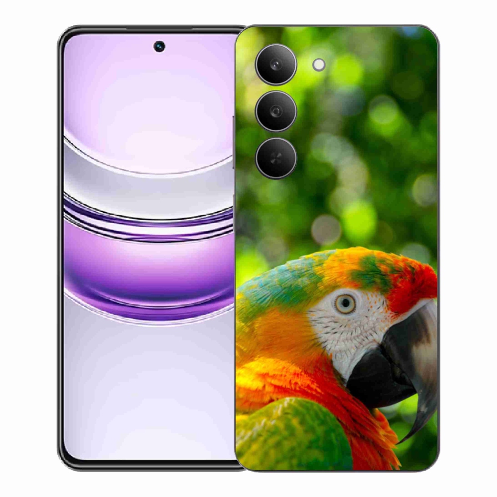Gél borítás mmCase a Realme 14x 5G készülékhez - papagáj ara 3