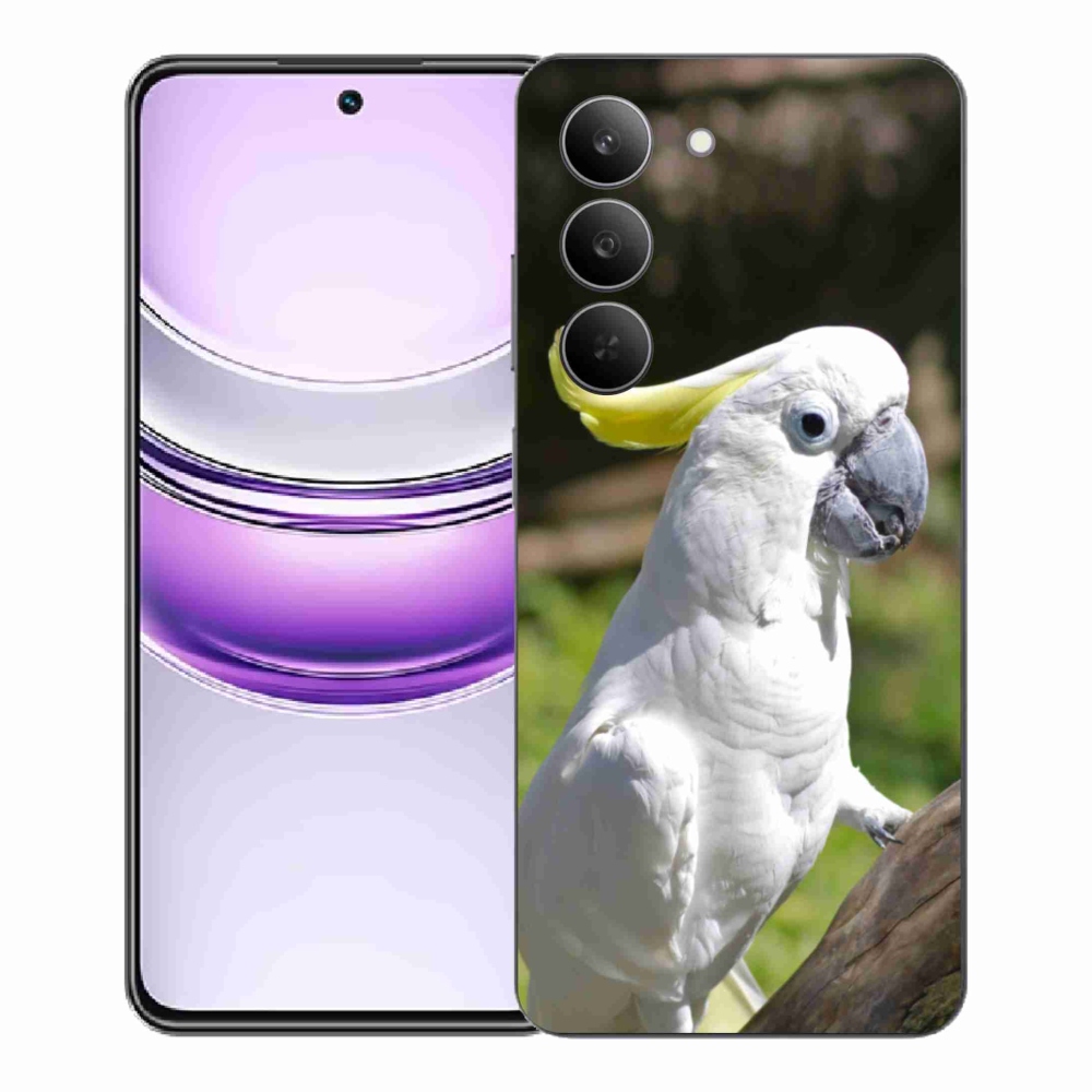 Gél borítás mmCase a Realme 14x 5G készülékhez - papagáj kakadu 2