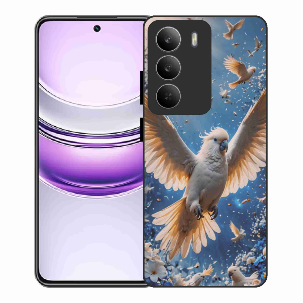 Gél borítás mmCase a Realme 14x 5G készülékhez - papagáj kakadu