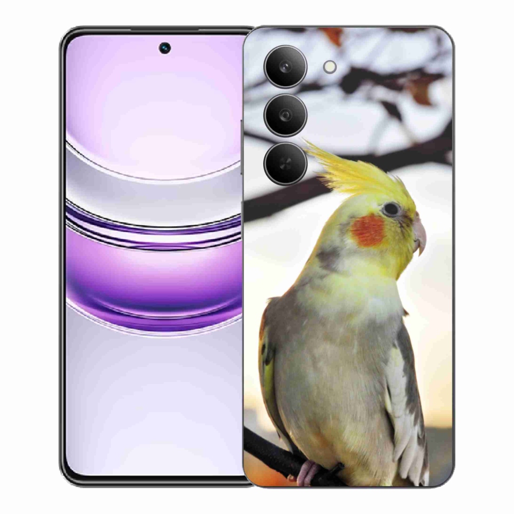 Gél borítás mmCase a Realme 14x 5G készülékhez - papagáj korela