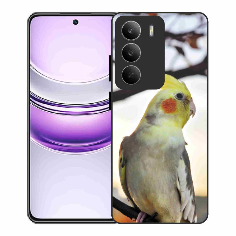 Gél borítás mmCase a Realme 14x 5G készülékhez - papagáj korela