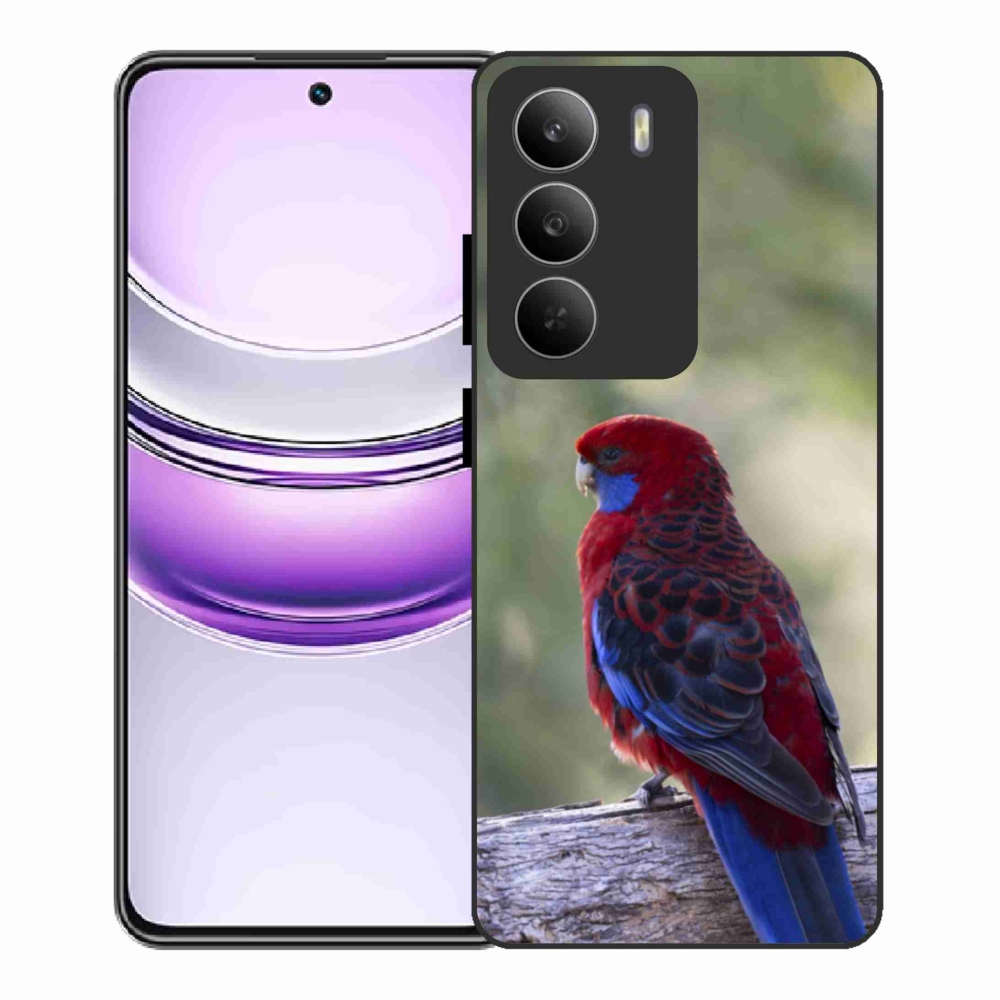 Zselés borítás mmCase a Realme 14x 5G készülékhez - papagáj rosela