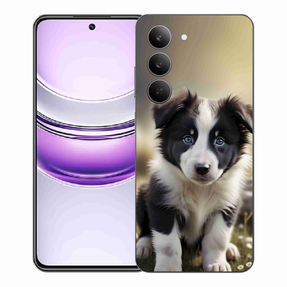 mmCase gél tok a Realme 14x 5G-hez – aranyos border collie